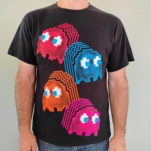 Vintage PacMan Pac-Man Ghosts Y2K T-shirt Delta Pro Weight Men's Size Large